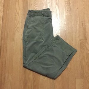Gap military style high rise pants
